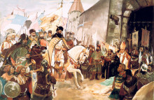 Mihai Viteazul intrând victorios în Alba Iulia