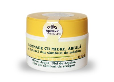 Gommage cu miere și argilă